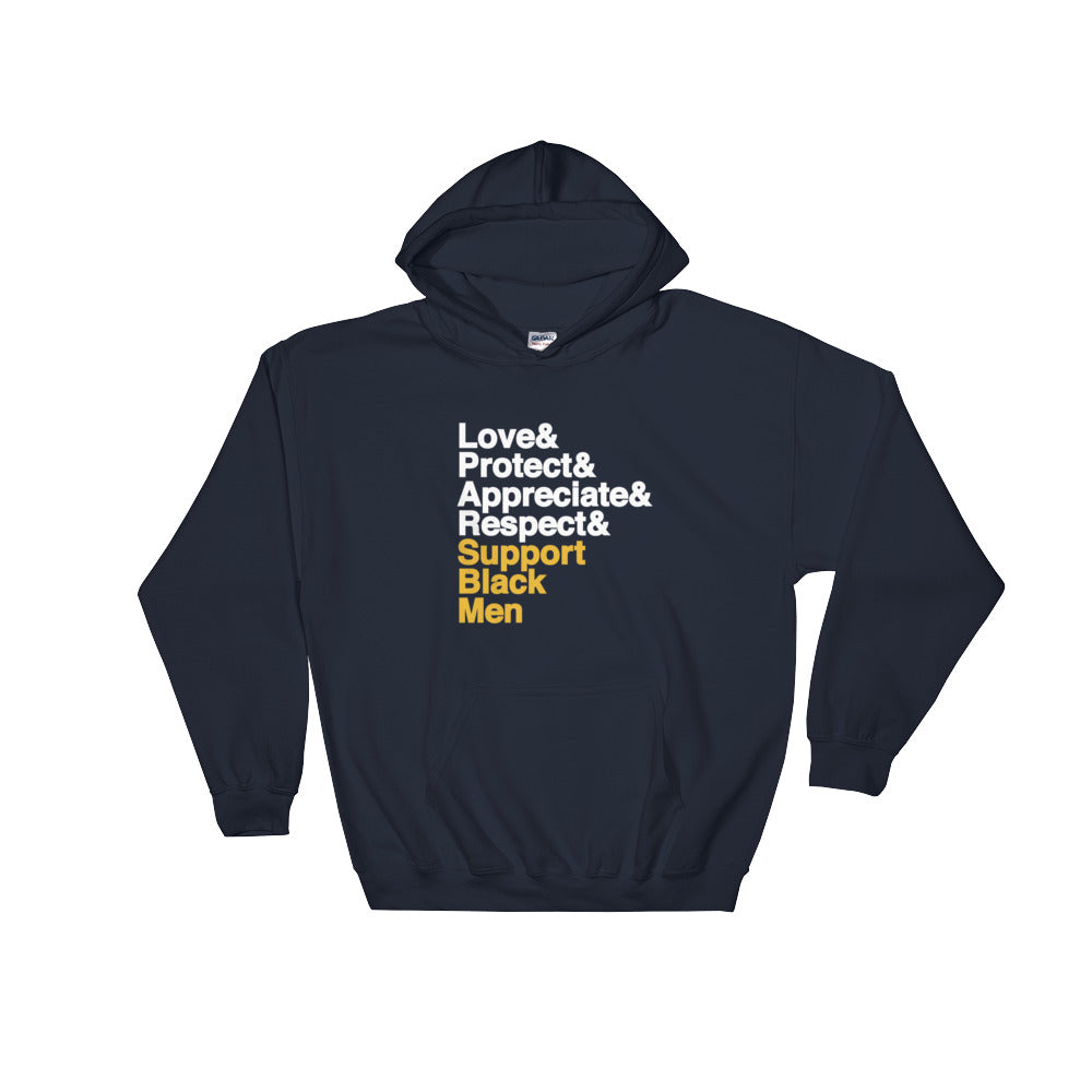 Support Black Men Hoodie