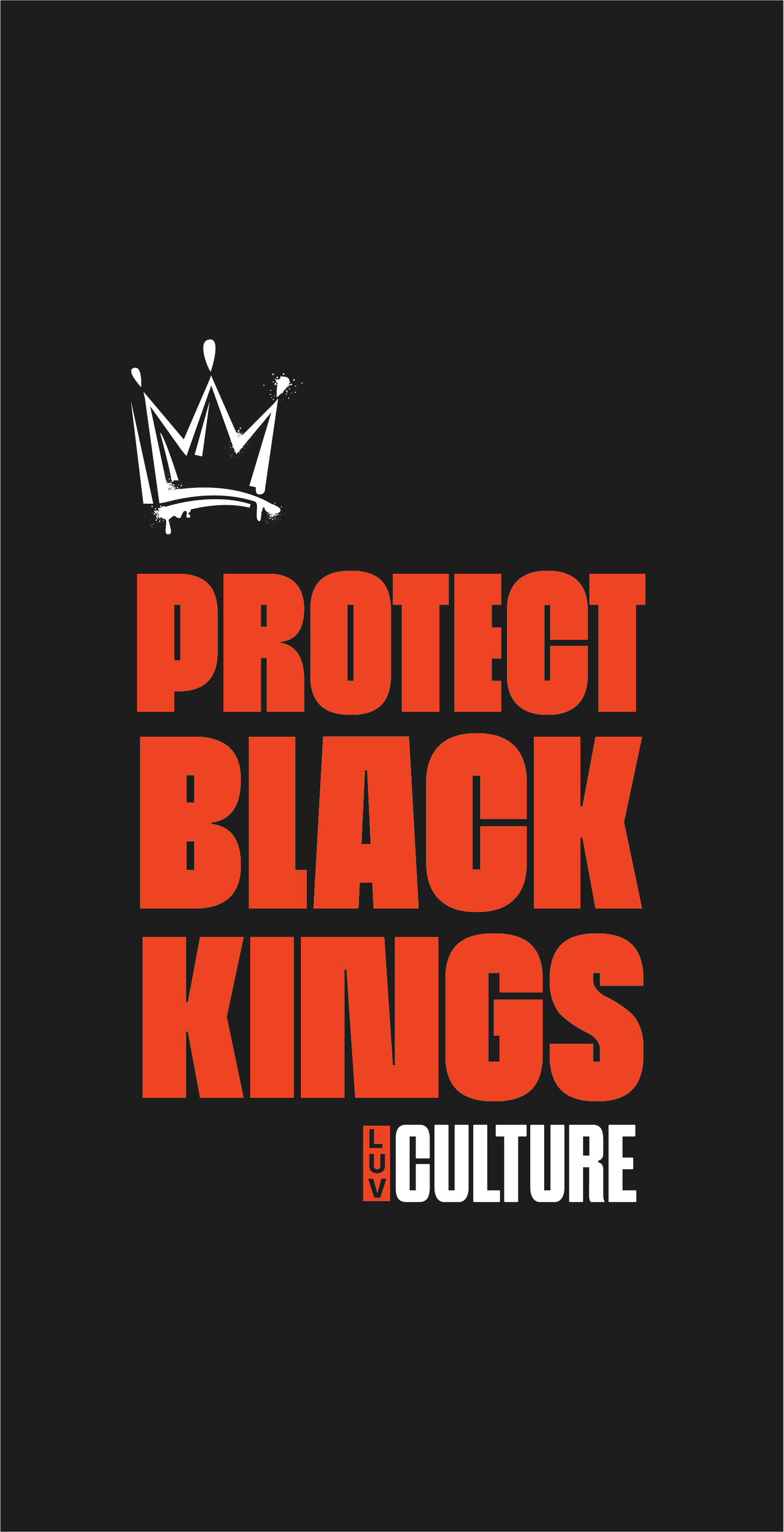 Protect Black Kings - Red Variant