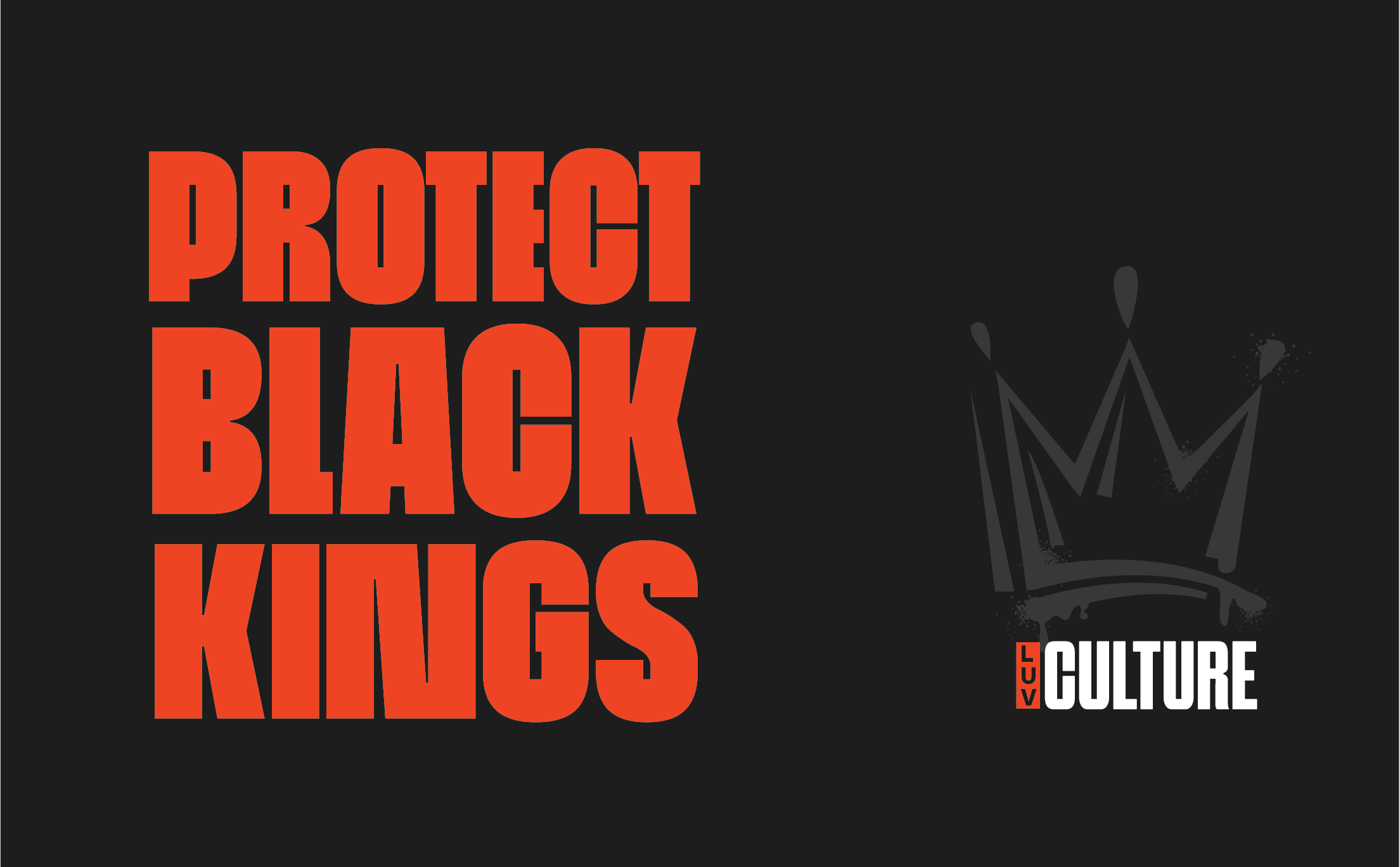 Protect Black Kings - Red Variant